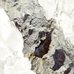 Satellite imagery of Mont Dolent, CH