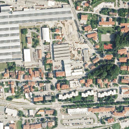 Satellite imagery of The Roman fortress Castra, SI