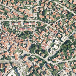 Satellite imagery of The Roman fortress Castra, SI