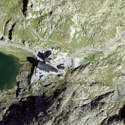 Satellite imagery of Great Saint Bernard Pass, CH