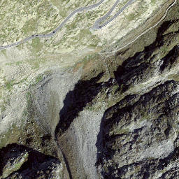 Satellite imagery of Great Saint Bernard Pass, CH