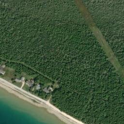 Satellite imagery of Point La Barbe, US