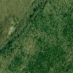 Satellite imagery of Cathedral Rock, CA