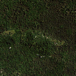 Satellite imagery of Lipica, boundary stone, HR