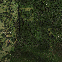 Satellite imagery of Lipica, boundary stone, HR