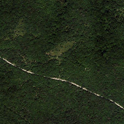Satellite imagery of Lokev, boundary stone, IT