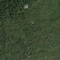 Satellite imagery of Lokev, boundary stone, IT
