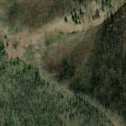 Satellite imagery of Butcherknife Ridge, US