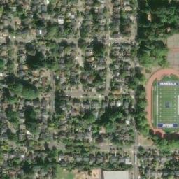 Satellite imagery of M 718 — NGS RD1586 — Portland, US, US