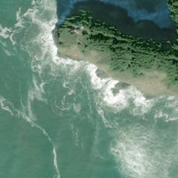 Satellite imagery of Cape Meares, US