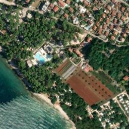Satellite imagery of Cape Lako, HR