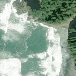 Satellite imagery of Cape Meares, US