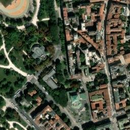 Satellite imagery of Castello Sforzesco, IT