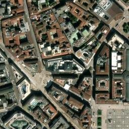 Satellite imagery of Castello Sforzesco, IT