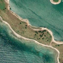 Satellite imagery of Umaški Rt, HR