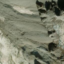 Satellite imagery of Sandy Glacier Headwall, US