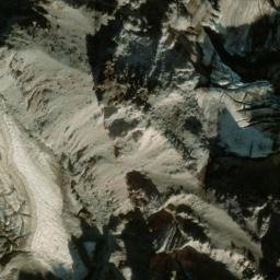 Satellite imagery of Sandy Glacier Headwall, US