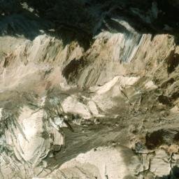 Satellite imagery of Sandy Glacier Headwall, US