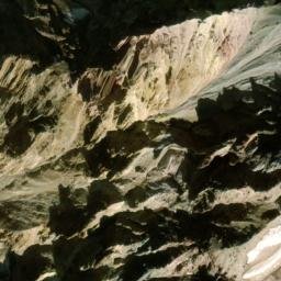 Satellite imagery of Sandy Glacier Headwall, US