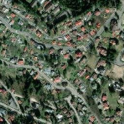 Satellite imagery of Peles Castle, RO