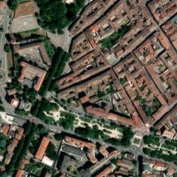 Satellite imagery of Castello Visconti di Lodi, IT