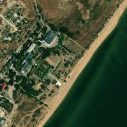 Satellite imagery of Mys Komysh-Burun, UA