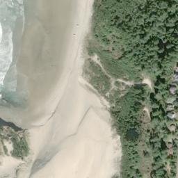 Satellite imagery of Cape Kiwanda, US