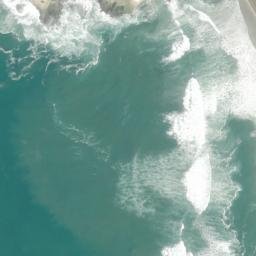 Satellite imagery of Cape Kiwanda, US