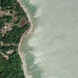 Satellite imagery of Leelanau Peninsula, US