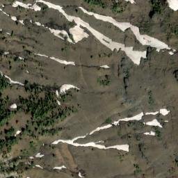 Satellite imagery of China Cap Ridge, US