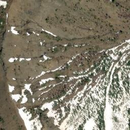 Satellite imagery of China Cap Ridge, US