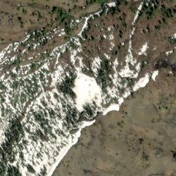 Satellite imagery of China Cap Ridge, US
