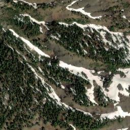 Satellite imagery of China Cap Ridge, US