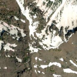 Satellite imagery of China Cap Ridge, US