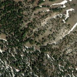 Satellite imagery of China Cap Ridge, US