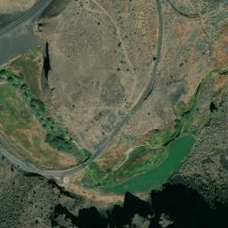 Satellite imagery of Devils Backbone, US