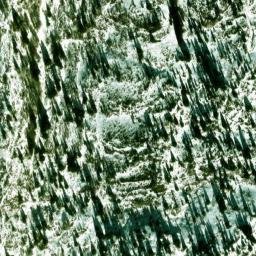 Satellite imagery of cairn, FR