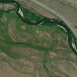Satellite imagery of R 103 — NGS QX0315 — Gallatin County, US, US