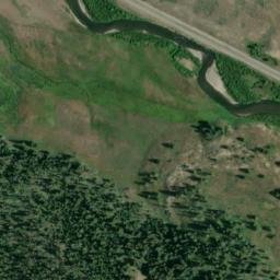 Satellite imagery of R 103 — NGS QX0315 — Gallatin County, US, US