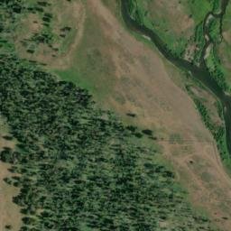 Satellite imagery of M 161 — NGS QX0317 — Gallatin County, US, US