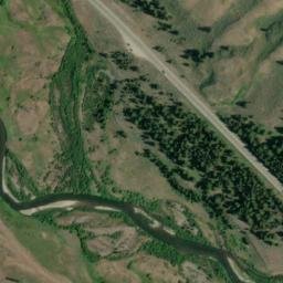 Satellite imagery of M 161 — NGS QX0317 — Gallatin County, US, US