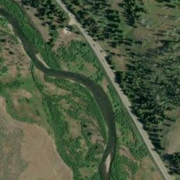 Satellite imagery of S 103 — NGS QX0318 — Gallatin County, US, US