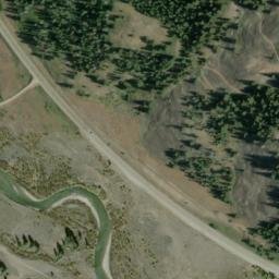 Satellite imagery of S 103 — NGS QX0318 — Gallatin County, US, US