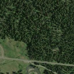 Satellite imagery of GWM 93 — NGS QX0620 — Park County, US, US
