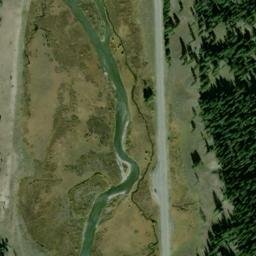 Satellite imagery of U 103 — NGS PY0163 — Gallatin County, US, US