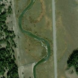 Satellite imagery of U 103 — NGS PY0163 — Gallatin County, US, US