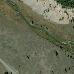 Satellite imagery of V 103 — NGS PY0165 — Gallatin County, US, US