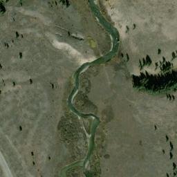 Satellite imagery of V 103 — NGS PY0165 — Gallatin County, US, US