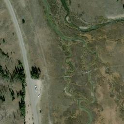Satellite imagery of V 103 — NGS PY0165 — Gallatin County, US, US