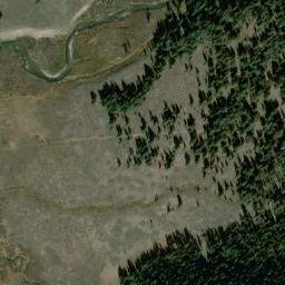 Satellite imagery of V 103 — NGS PY0165 — Gallatin County, US, US